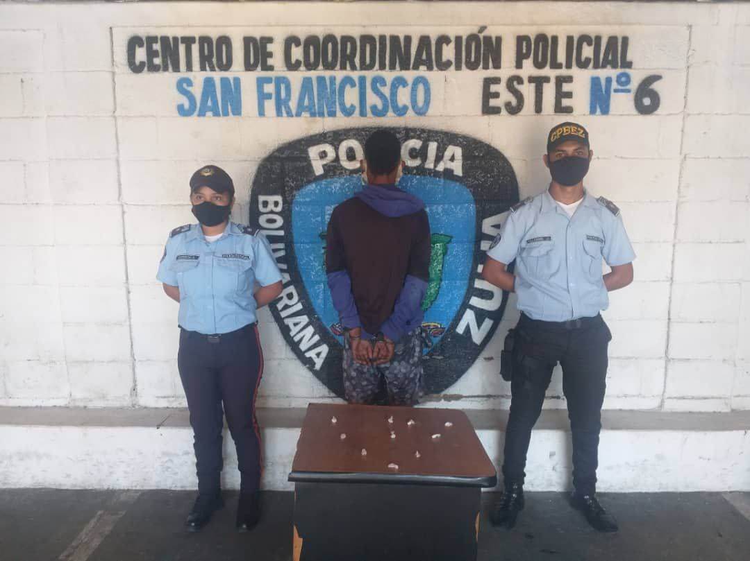 MUNICIPIO SAN FRANCISCO Cpez arrestó a un sujeto con presunta cocaína