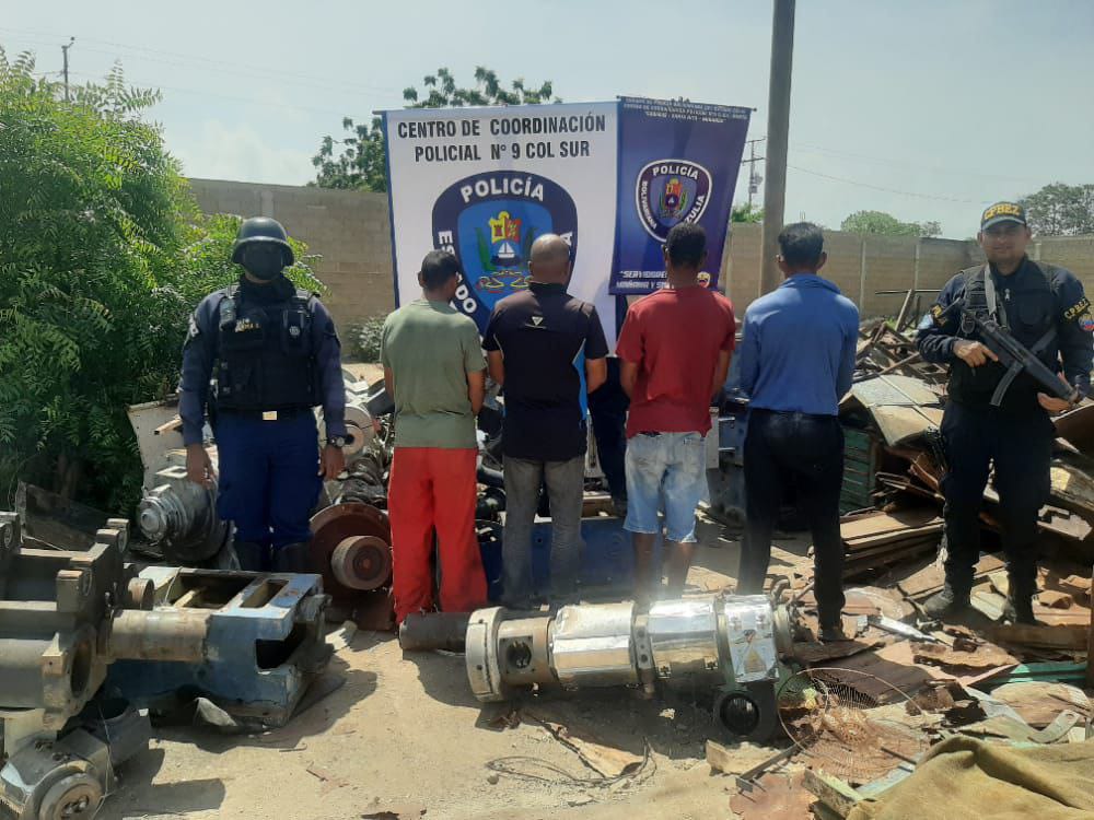 Gorra Policial, nivel operacional Policía Municipal de Cabimas fabric
